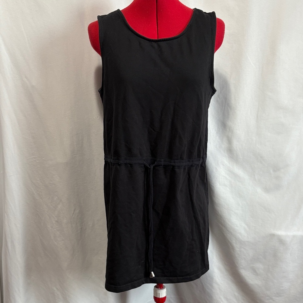 Black Sleeveless Mini Dress Chic LL96